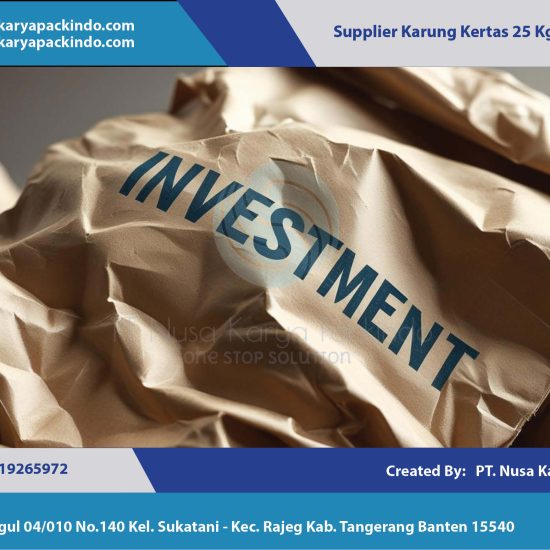 Supplier Karung Kertas 25 Kg Tangerang