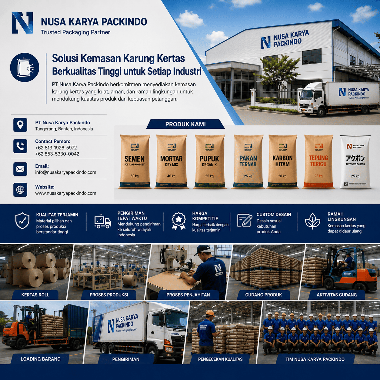 PABRIK KARUNG KERTAS LAMINATED WOVEN TANGERANG