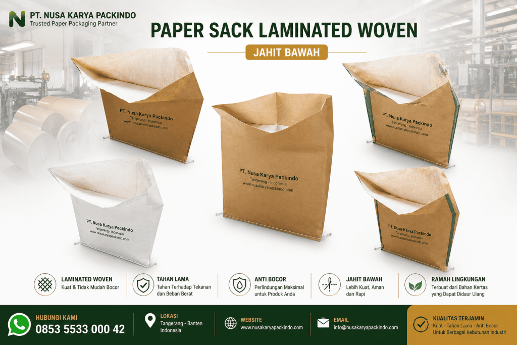 PABRIK PAPER SACK LAMINATED WOVEN