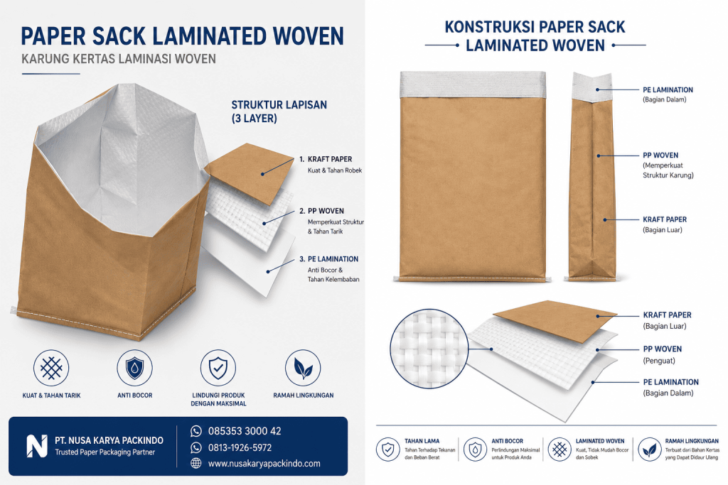 PABRIK KARUNG KERTAS LAMINATED WOVEN TANGERANG